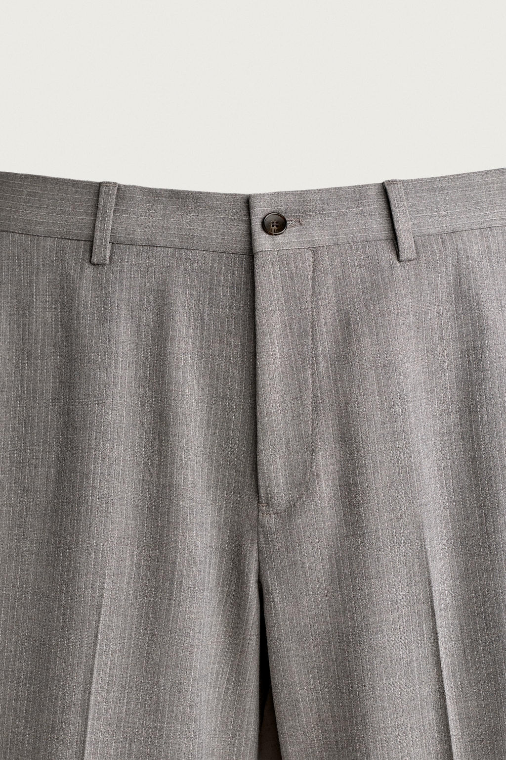 PANTAL?N REGULAR FIT TRAJE RAYAS / Gris vigor?
