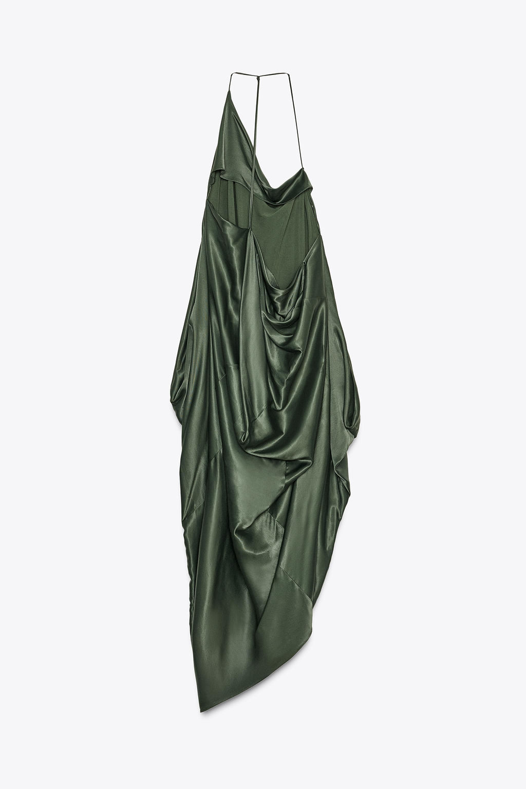 ZW COLLECTION ASYMMETRIC SATIN DRESS - Zara фото 19