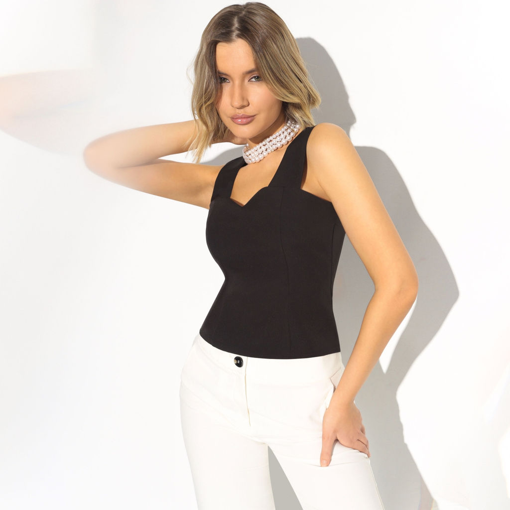 Топ, Безупречный силуэт (блэк стайл) - Charutti фото 2