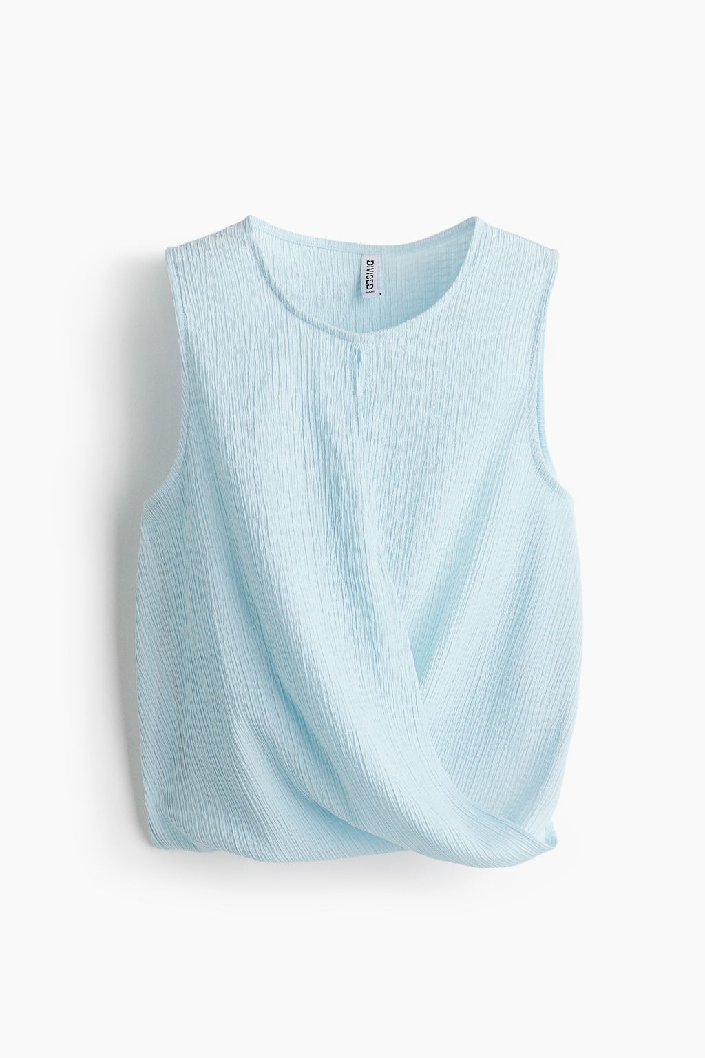 Top efecto arrugado con detalle cruzado - H&m фото 2