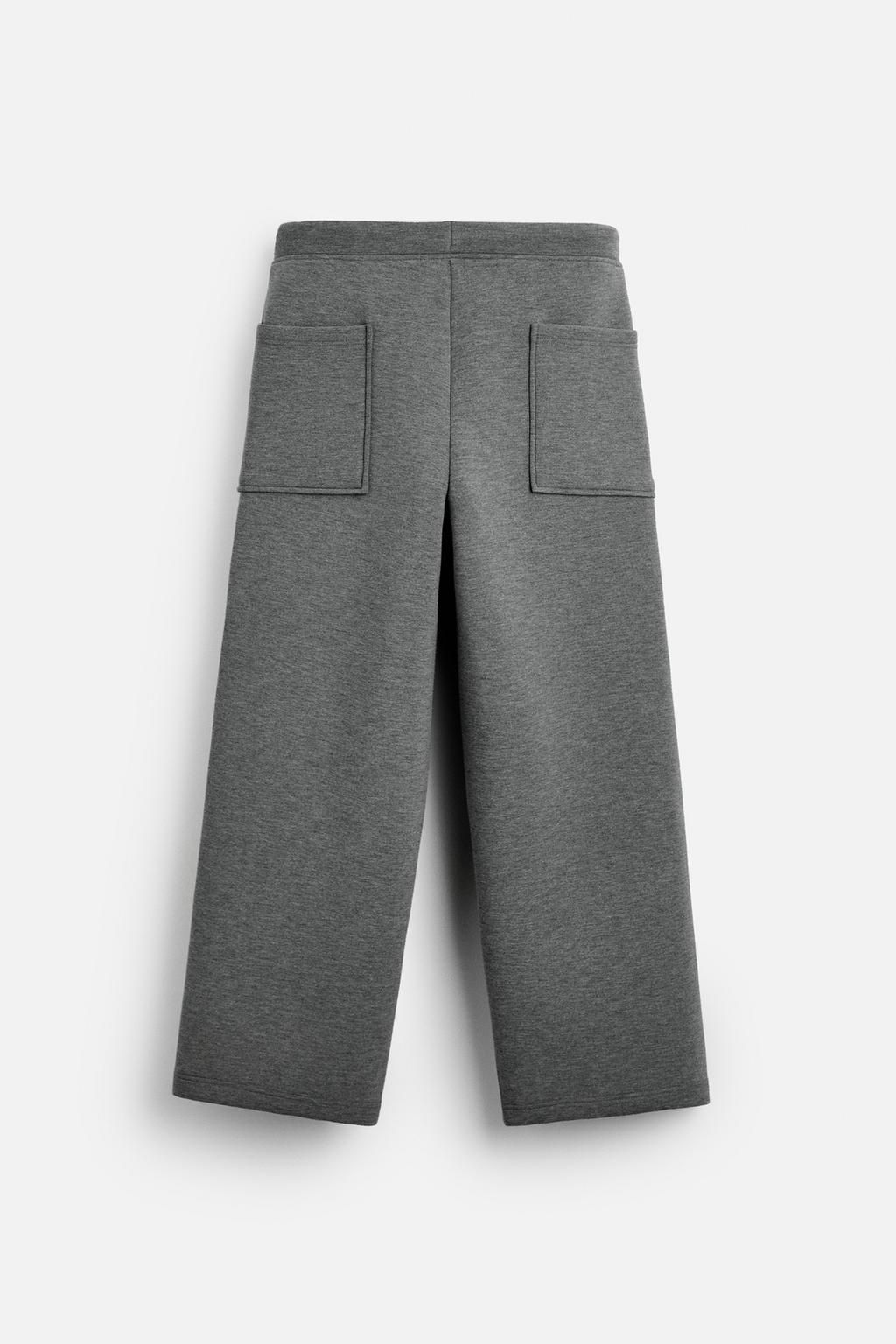 WIDE-LEG JOGGING TROUSERS - Zara фото 7