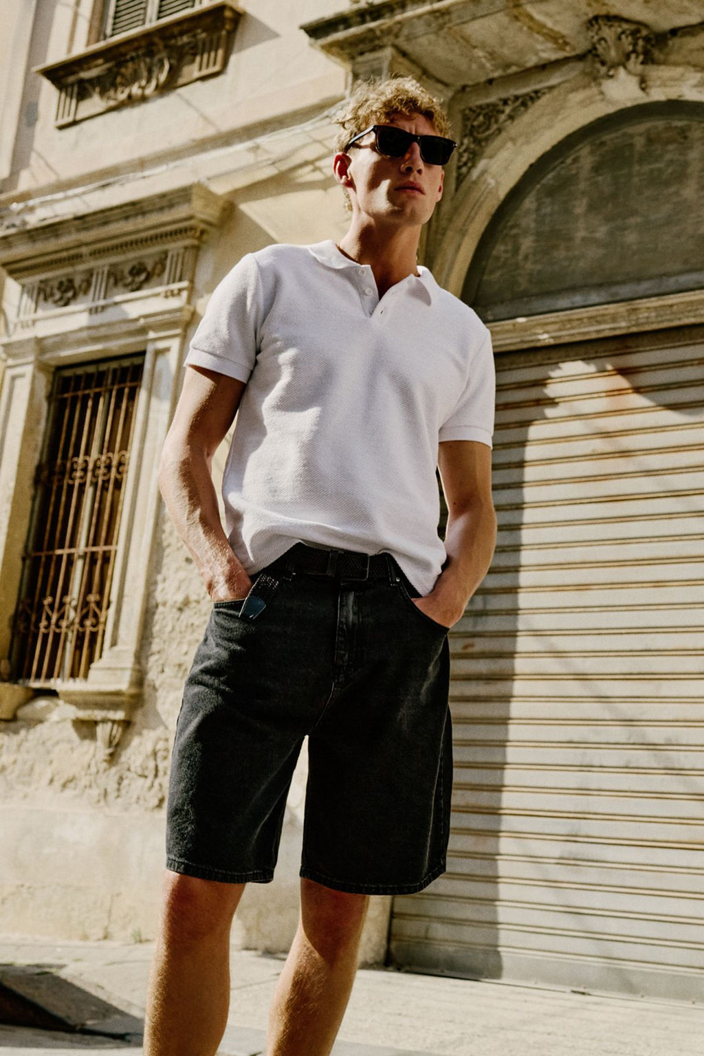 TRENDYOL MAN Beyaz Regular/Normal Kesim K?sa Kol Dokulu Dugmeli Polo Yaka T-shirt TMNSS23PO00018 - Trendyolmilla фото 17