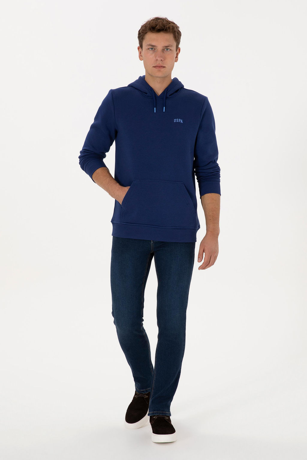 Erkek _ndigo Basic Sweatshirt - U.s. polo assn фото 4