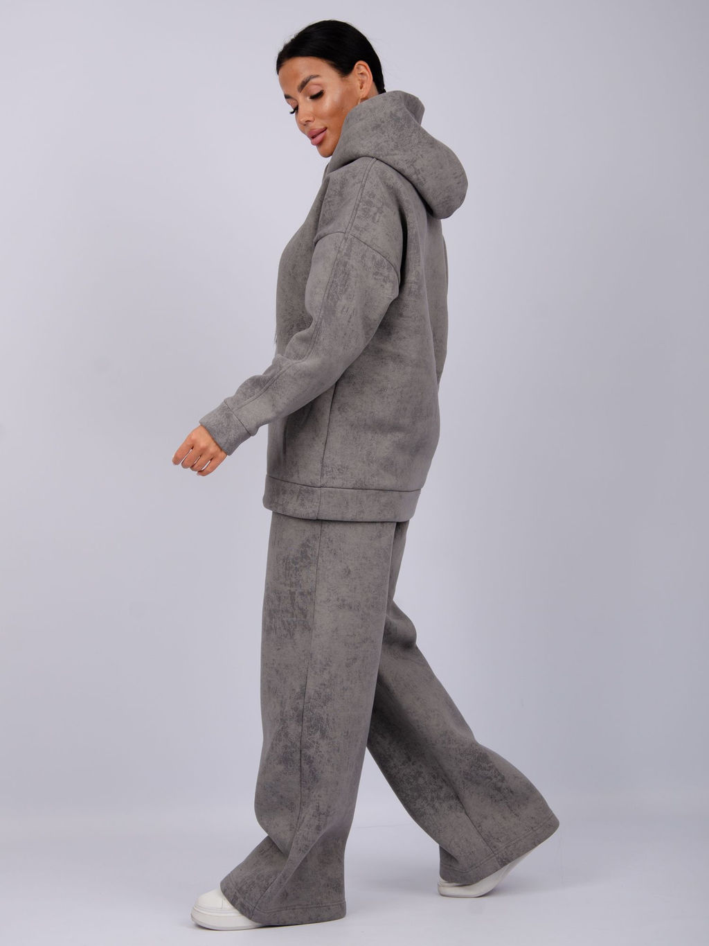 Костюм "Винтаж" тёмно-серый, футер начес