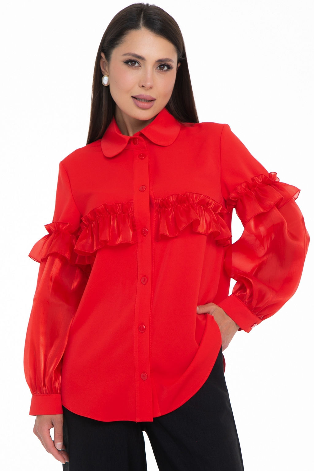 Блуза Очень красивая(алый)