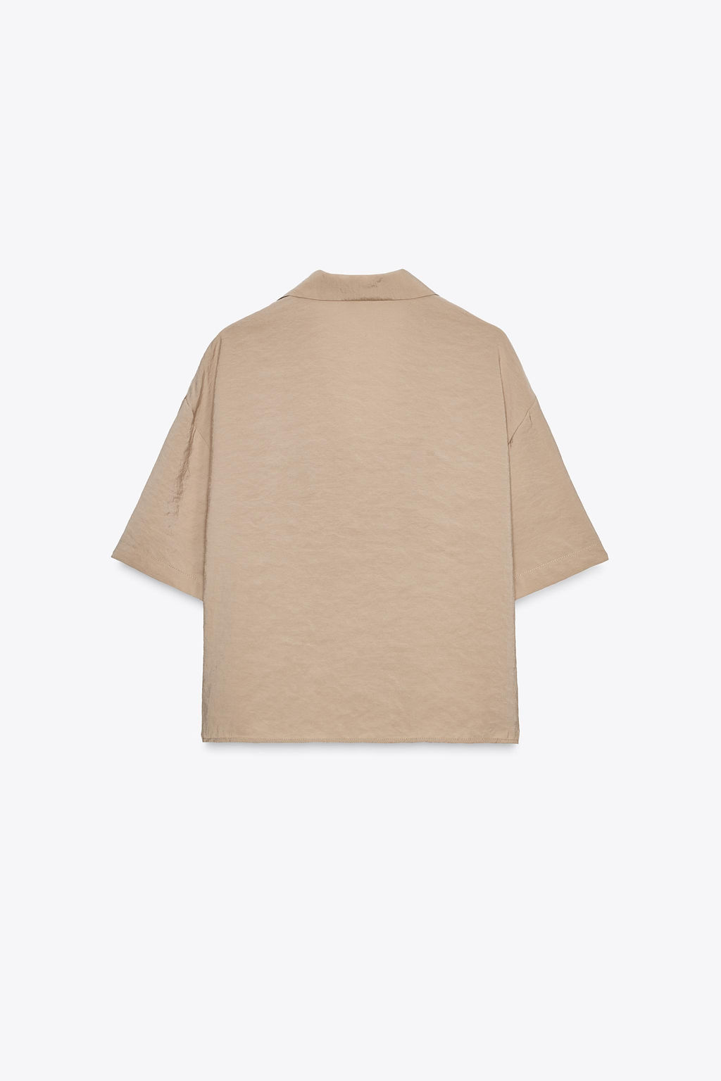 SHORT SLEEVE FLOWING SHIRT