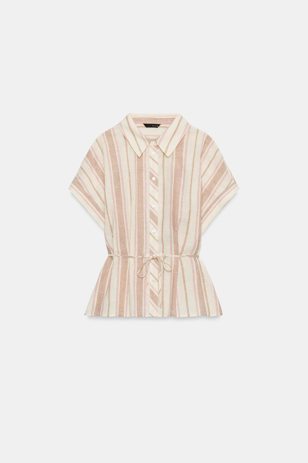 CAMISA RAYAS HILO METALIZADO / Multicolor - Zara фото 7