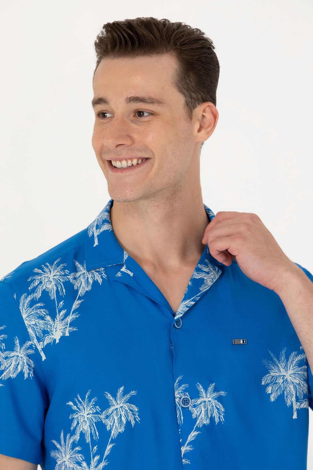 U. S. Polo Assn Мужская рубашка Saks с коротким рукавом - U.s. polo assn фото 2