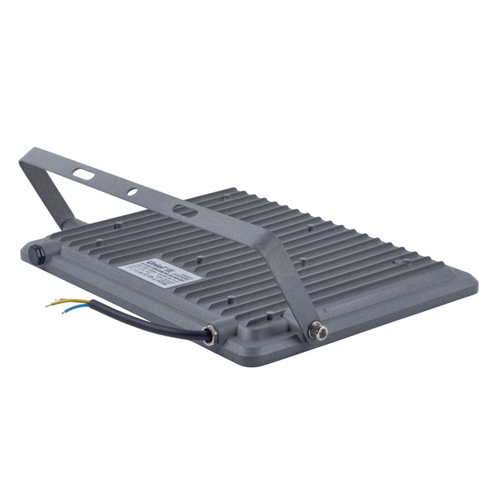 ULF-F52D-150W/6500K IP65 200-240V GREY Прожектор светодиодный. Дневной свет (6500K). Угол 90 градусов. Корпус серый. TM Uniel