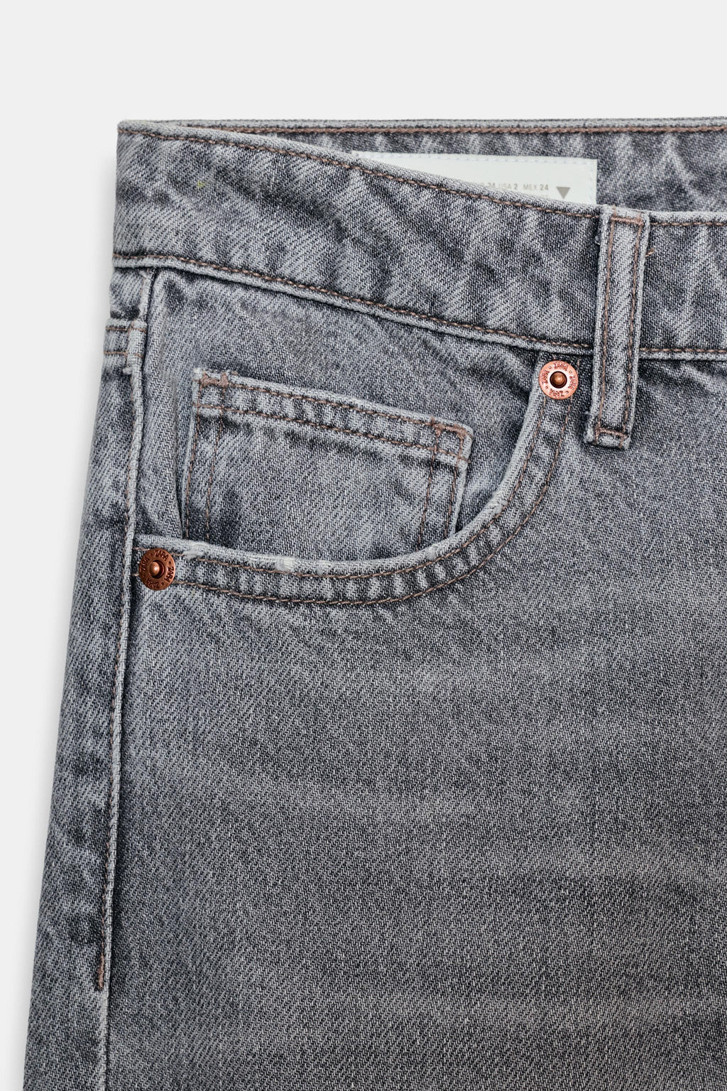 TRF WIDE-LEG LOW-RISE JEANS - Zara фото 17