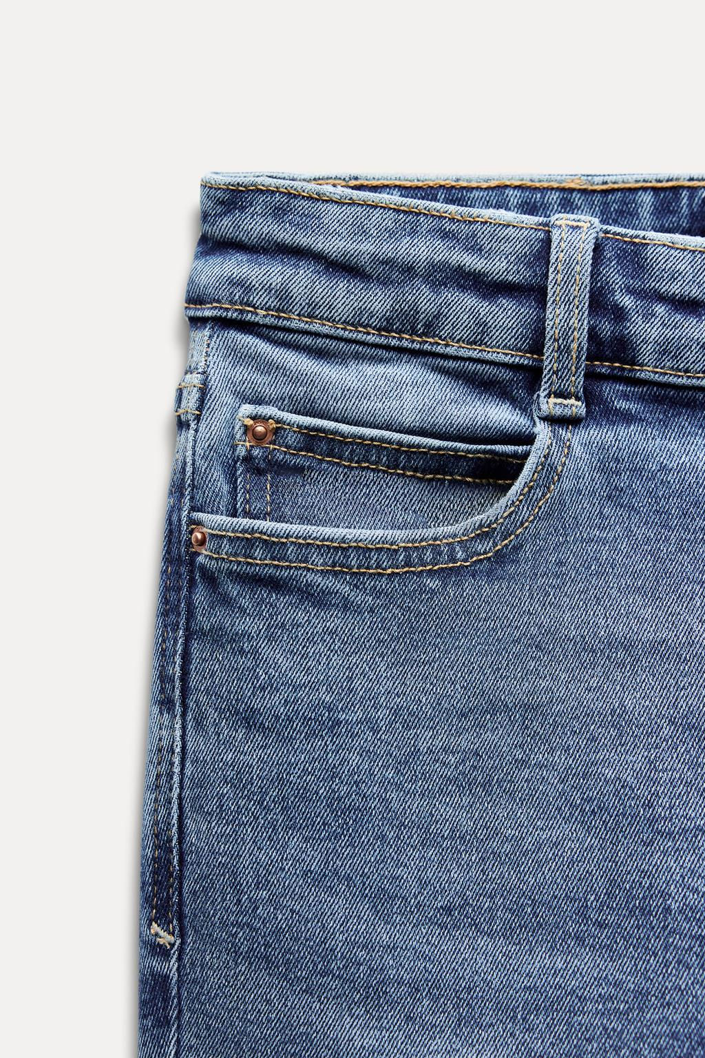 Z1975 HIGH-WAIST MINI FLARE JEANS - Zara фото 9