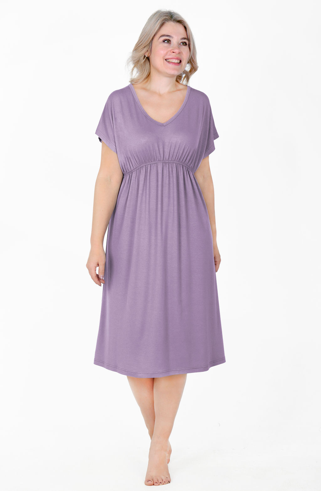 Сорочка Афина С-293 (46-62) вискоза - Лотос фото 9