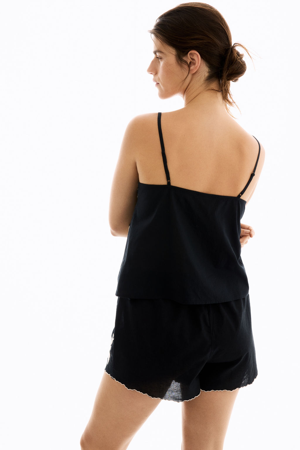 Pijama de algod?n con detalles bordados - H&m фото 9