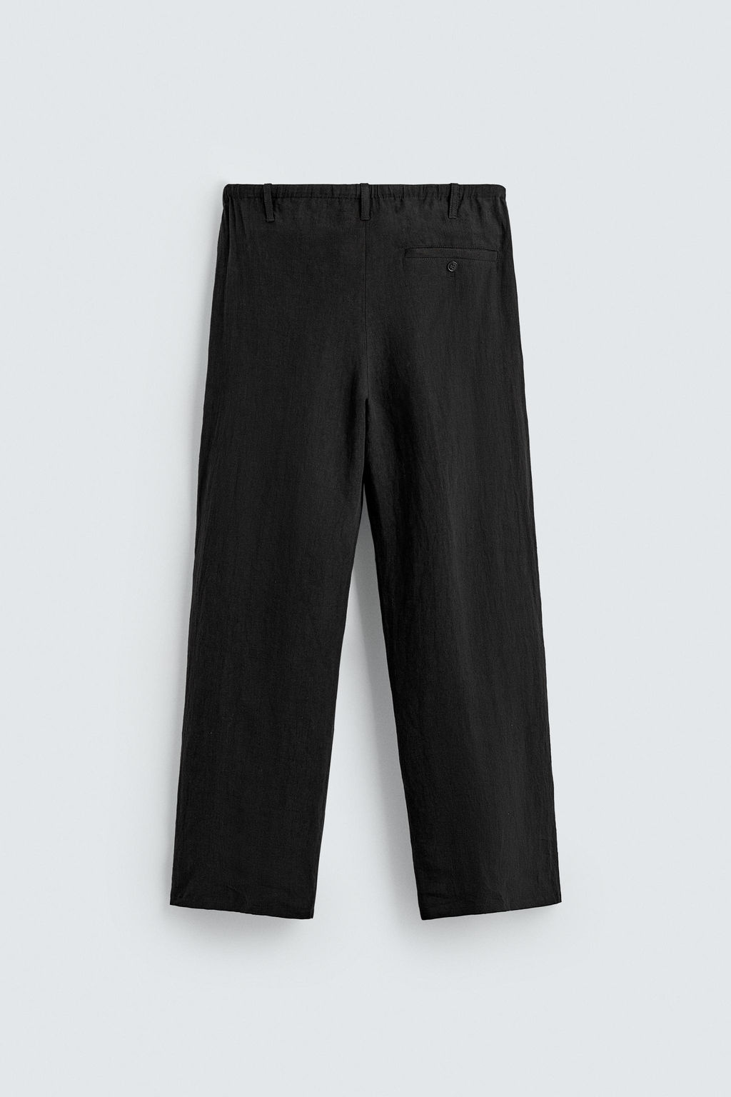 100% LINEN RELAXED FIT TROUSERS - Zara фото 8