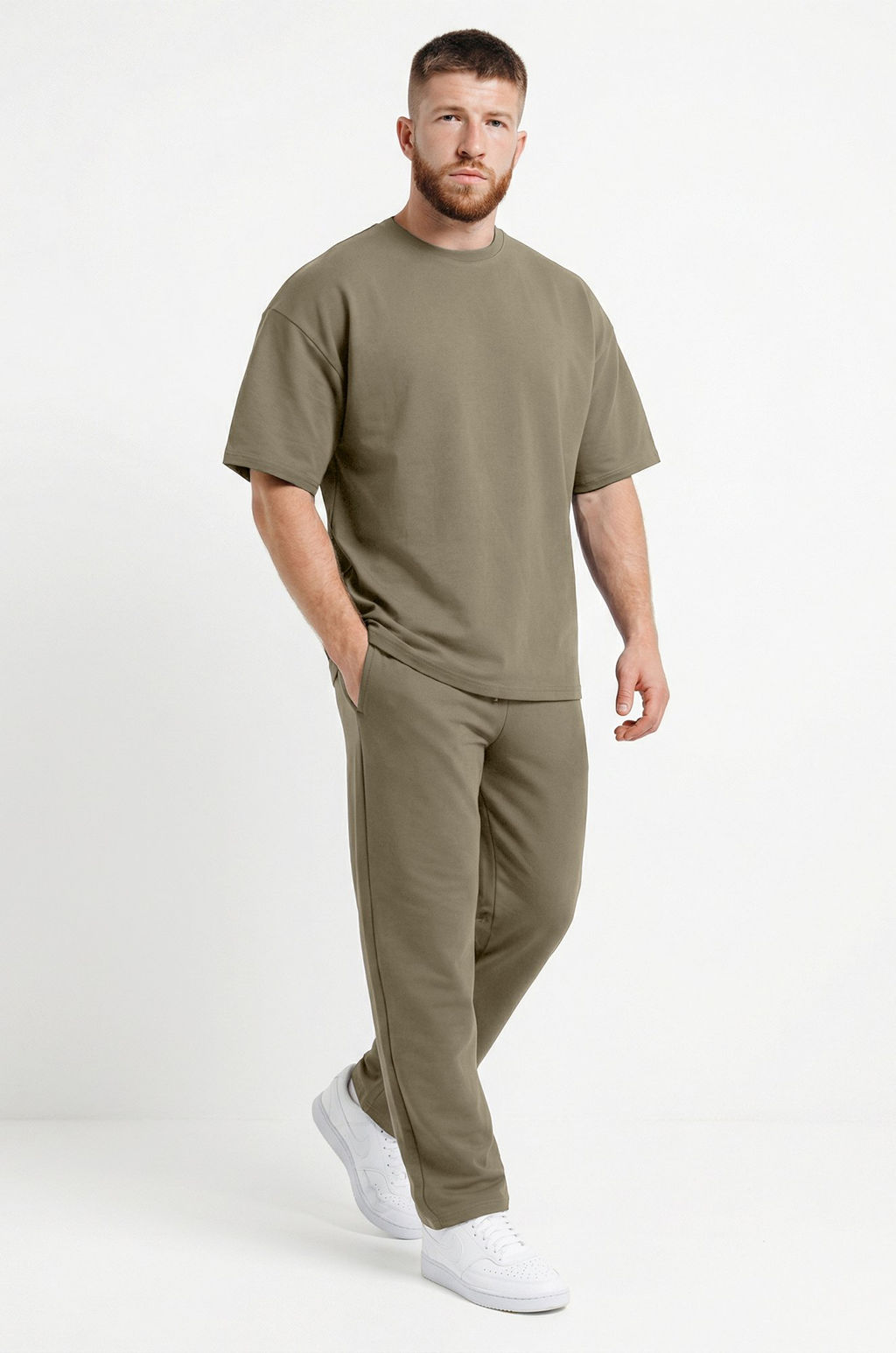 Мужской костюм из футера с брюками Happyfox  фото 10