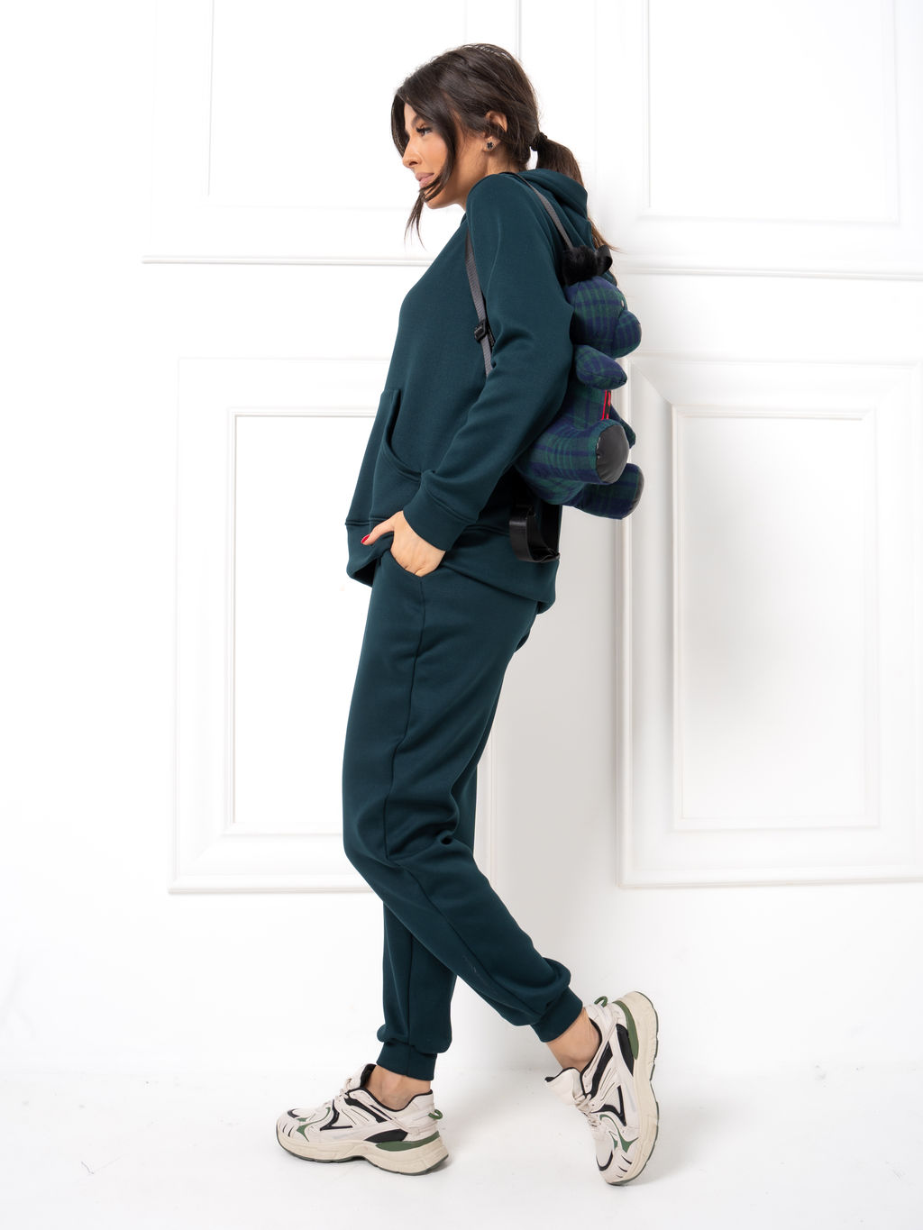 РАСПРОДАЖА Костюм жен.спорт. С утепл. (мех)_390/изумрудный - Ihomelux фото 17