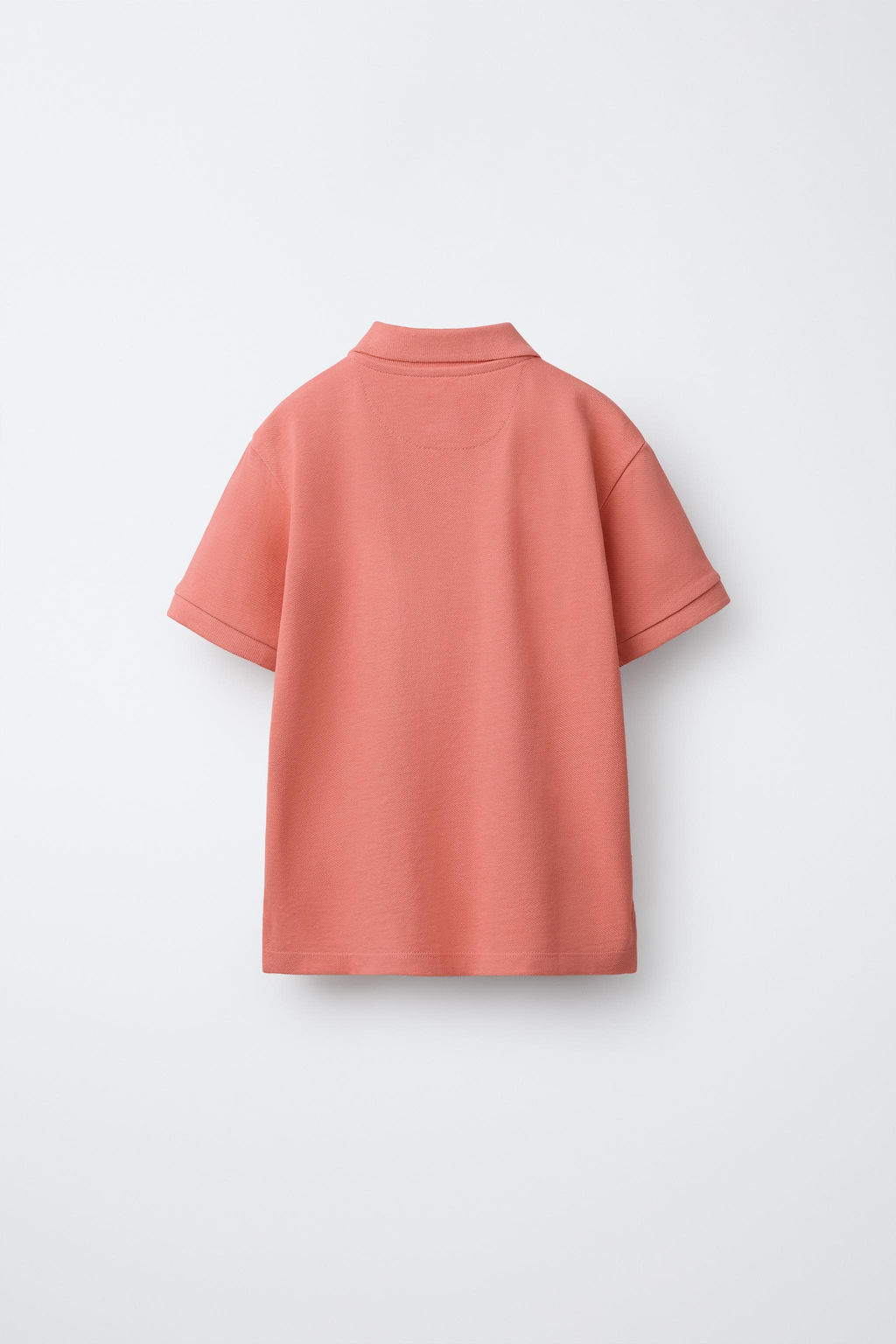 POLO B?SICO PIQU? / salmon/oscuro
