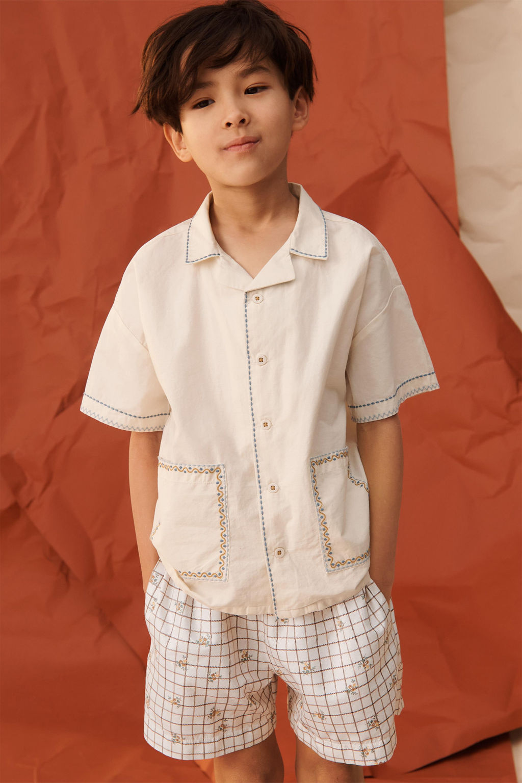 BERMUDA BA?O CUADROS Y FLORES LIMITED EDITION / Crudo