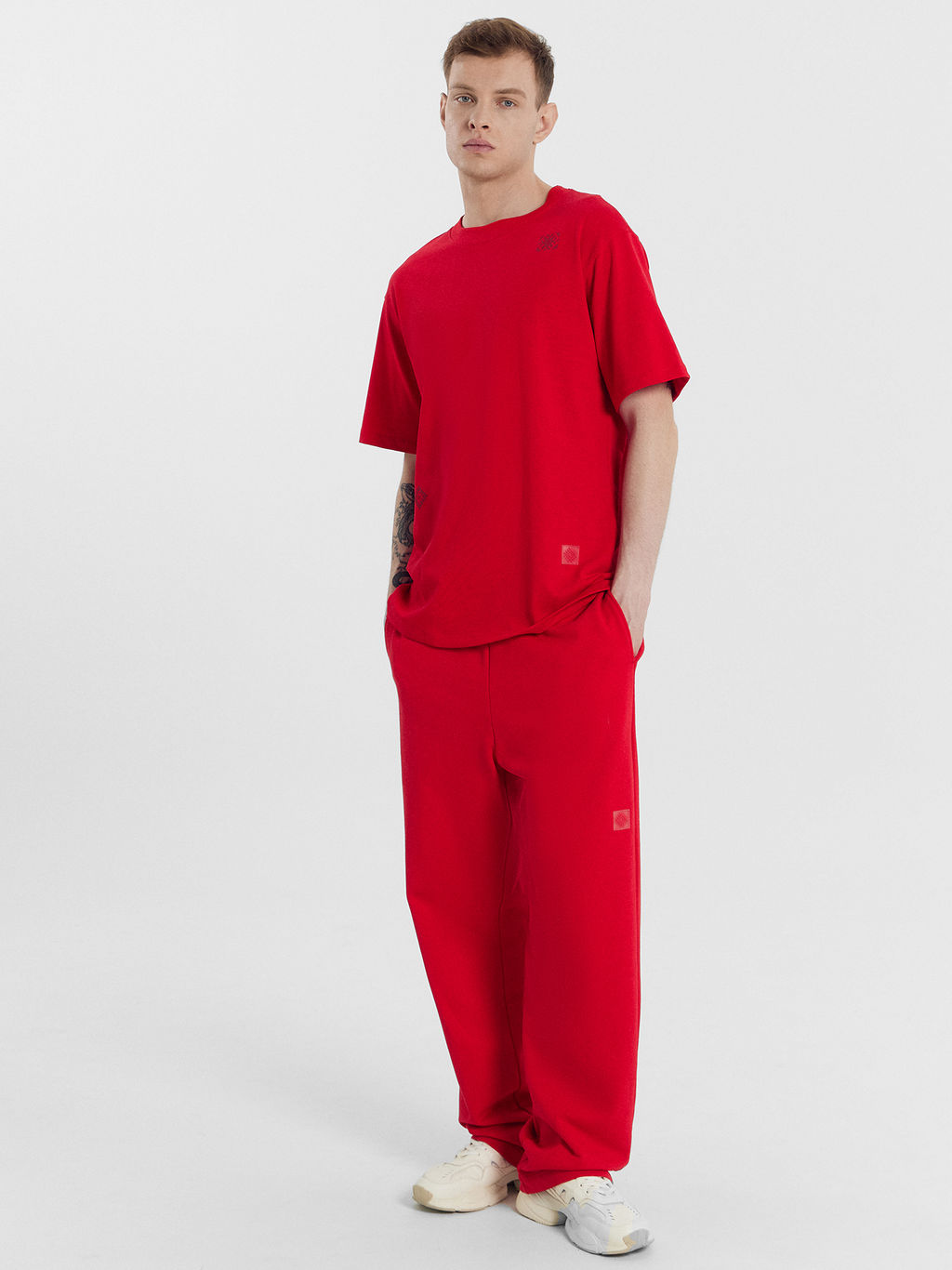 Футболка мужская красная с печатью красный +печать 111846 - Mark formelle фото 7