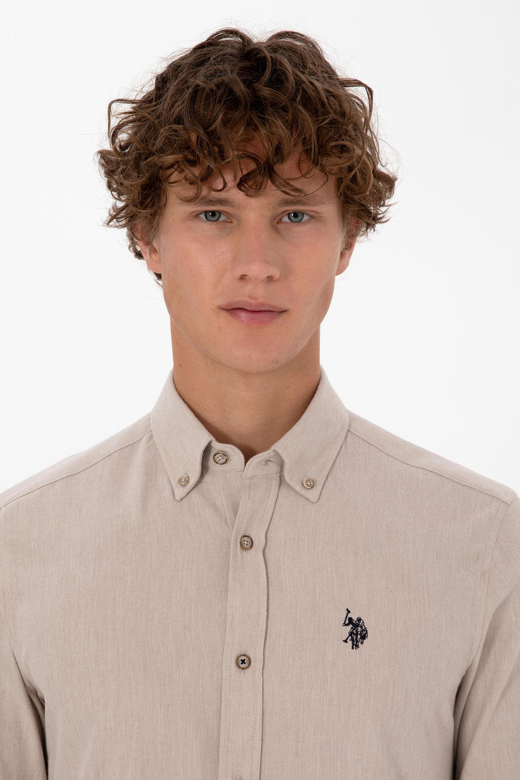 Erkek Bej Uzun Kollu Basic G_mlek Sepette S_rpriz _ndirim - U.s. polo assn фото 2