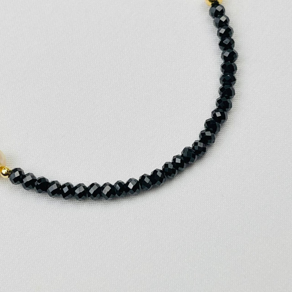 Браслет из Шпинели и Жемчуга - Радуга самоцветов фото 5