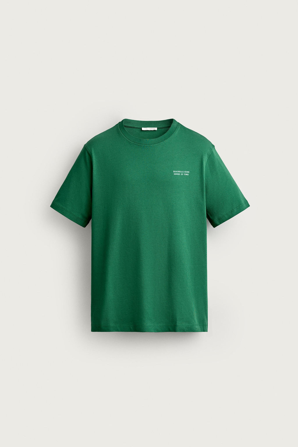 CAMISETA REGULAR FIT ESTAMPADOS COMBINADOS / VERDE - Zara фото 5