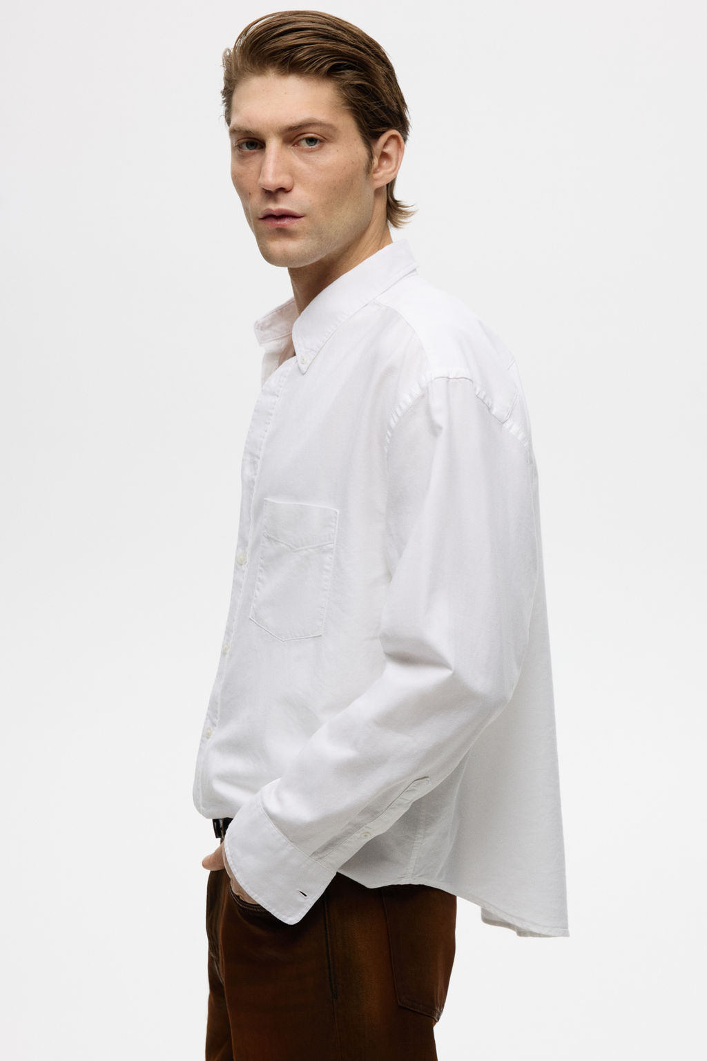 Camisa Oxford Relaxed Fit - H&m фото 6