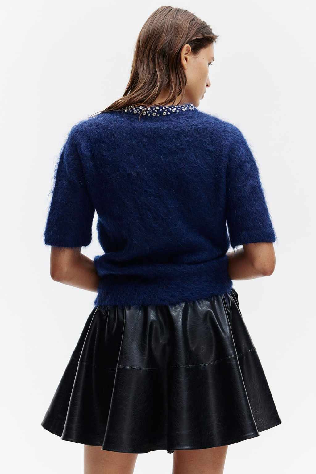 Top embellecido en mezcla de mohair - H&m фото 4