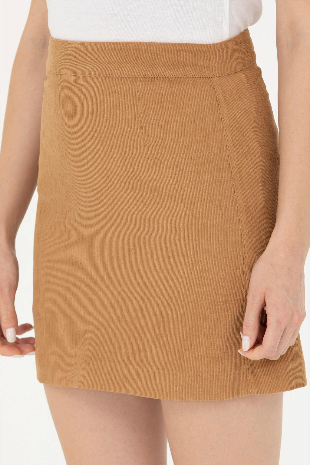 U. S. Polo Assn Женская тканая юбка светло-коричневого цвета - U.s. polo assn фото 12
