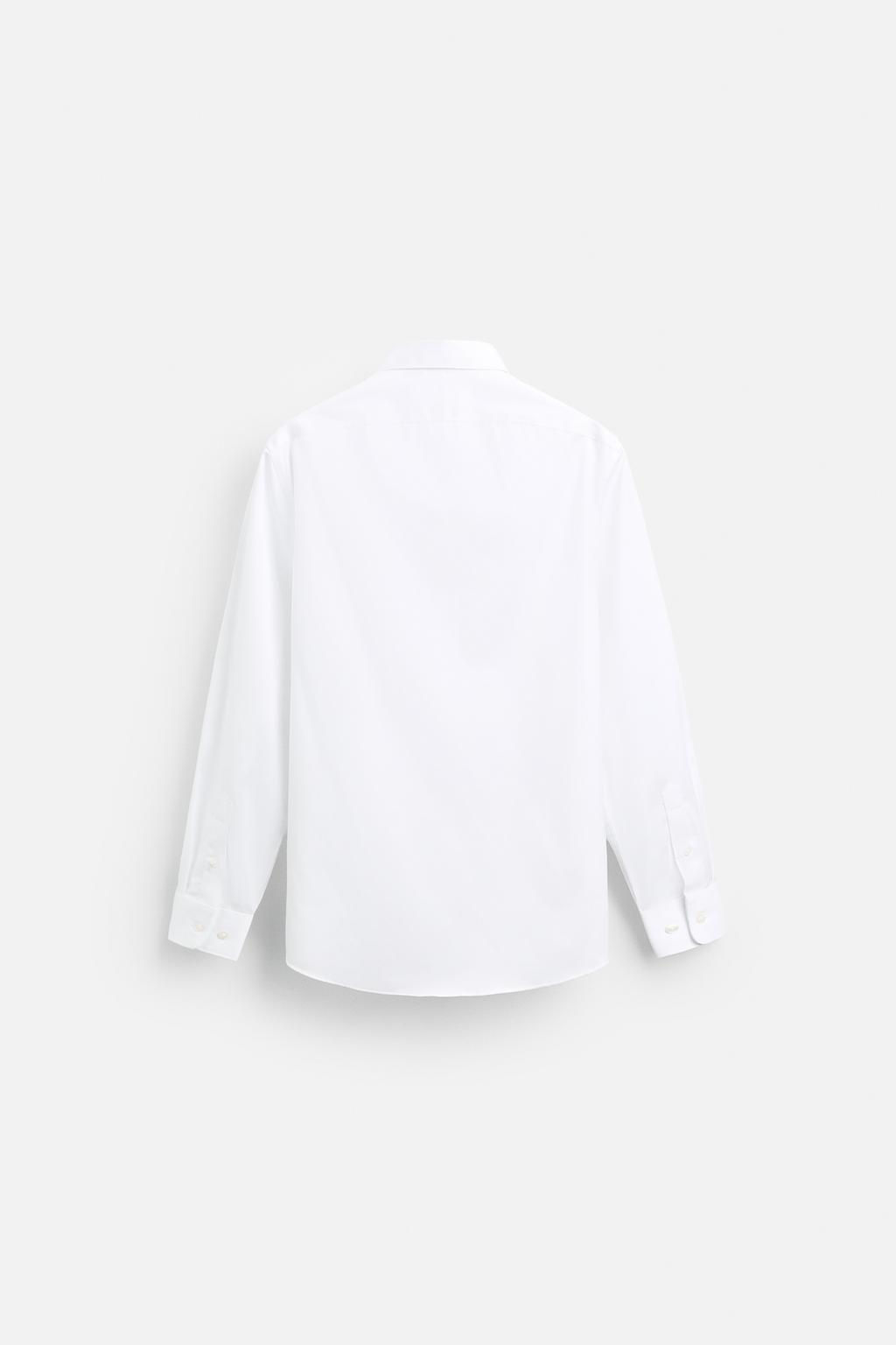 TEXTURED TWILL SHIRT - Zara фото 8