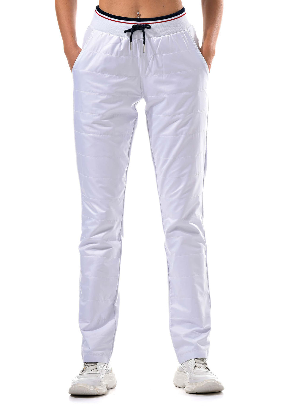 Брюки из тонкого футера с плащевкой - А+б коллекция фото 18