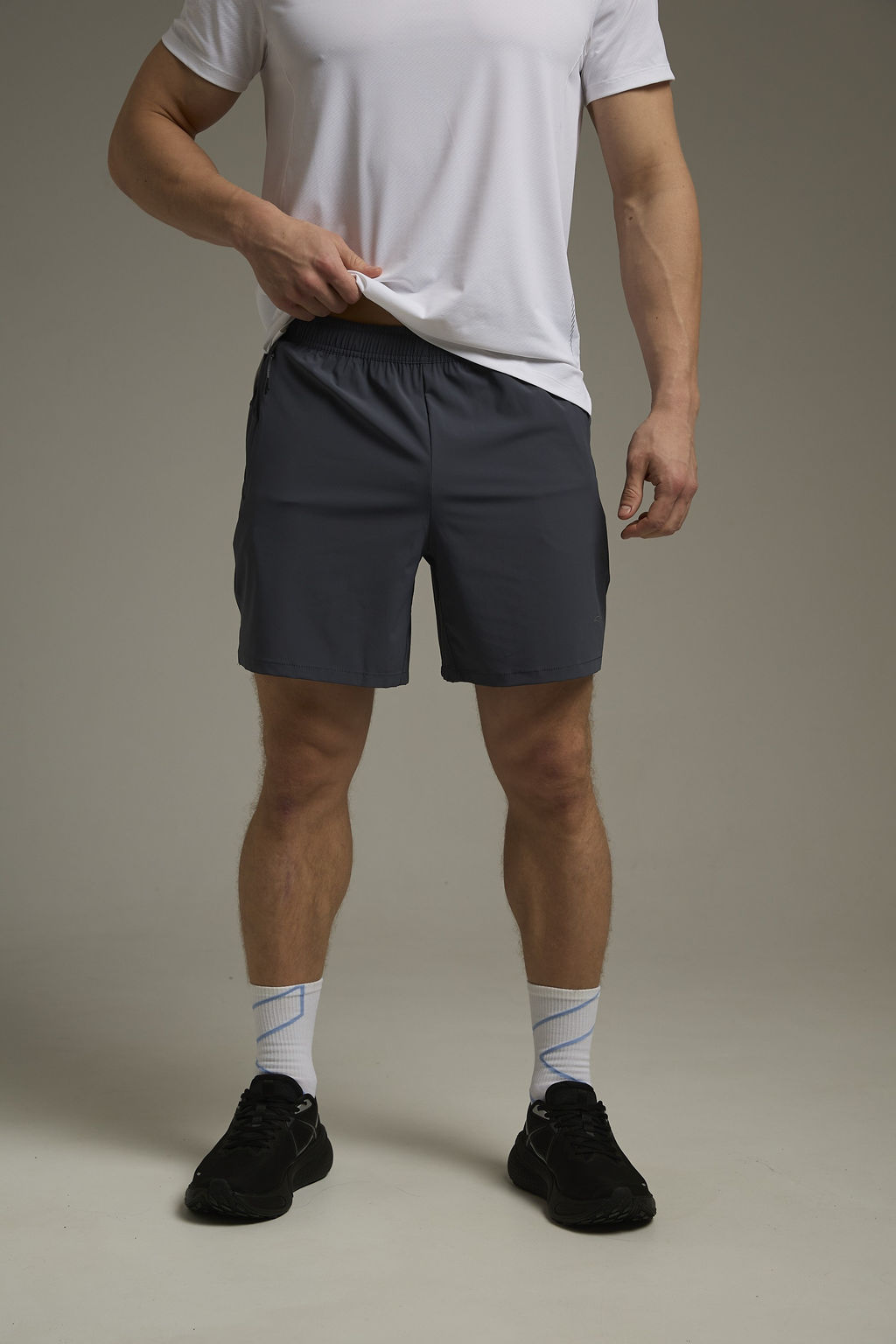 Шорты текстильные Темно-синий ADVANCED RUNNING Woven Shorts