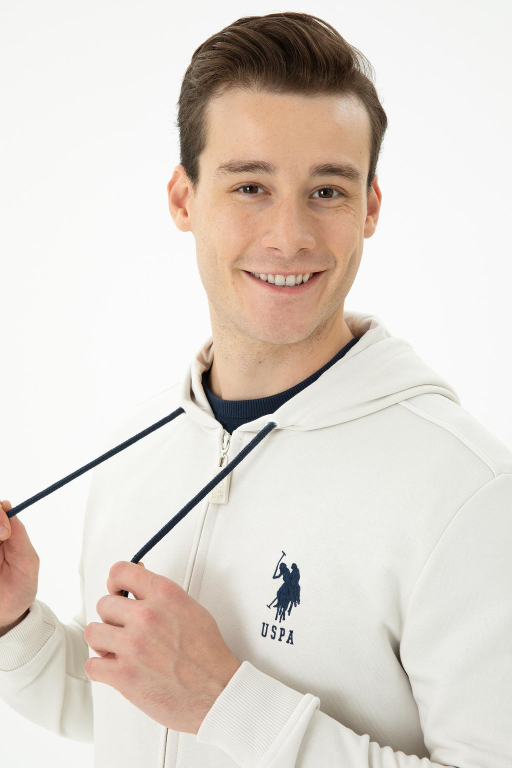 Толстовка мужская U. S. Polo Assn с камнем из хлопка - U.s. polo assn фото 16