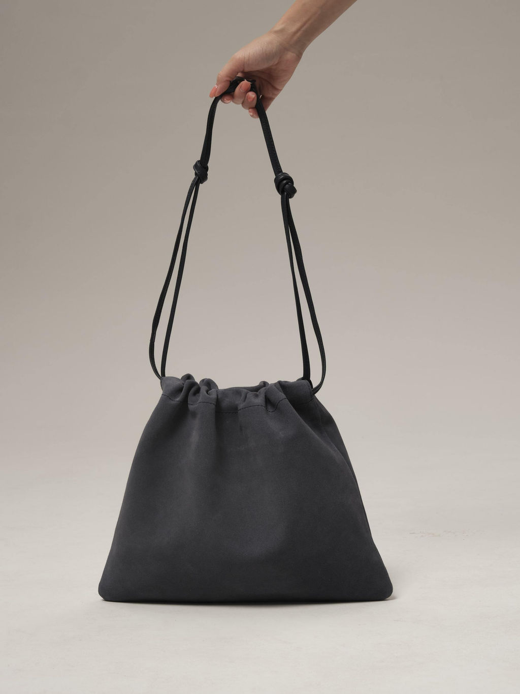 Замшевая сумка Margo DBR 31201 голубая пыль фото 7