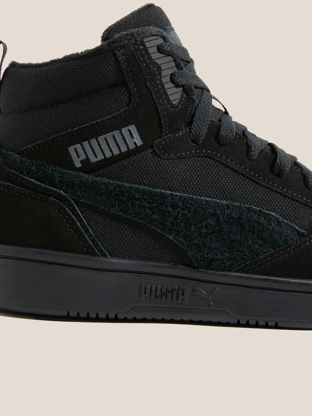 Мужские высокие кеды PUMA Rebound v6 WTR Артикул 4589254, черный