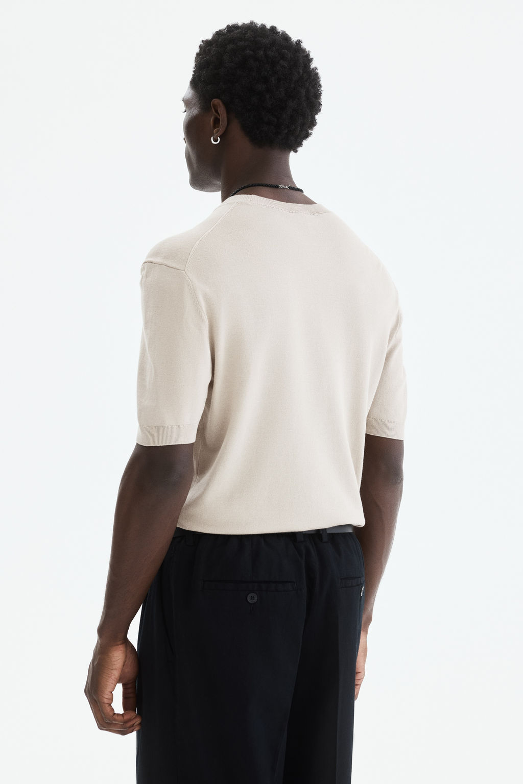 Camiseta de punto Slim Fit - H&m фото 7