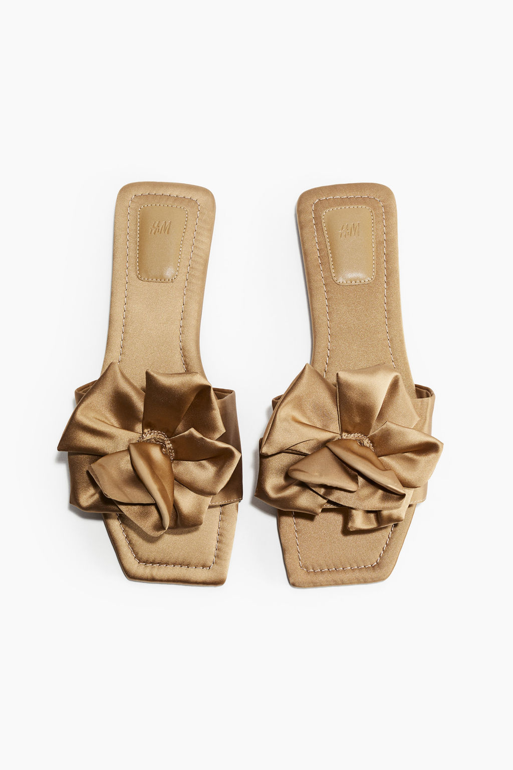Sandalias con aplicaci?n de sat?n - H&m фото 3