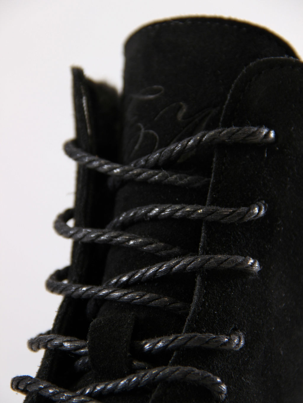 Босоногие ботинки 351.NATAbl.Черная замша/шерсть