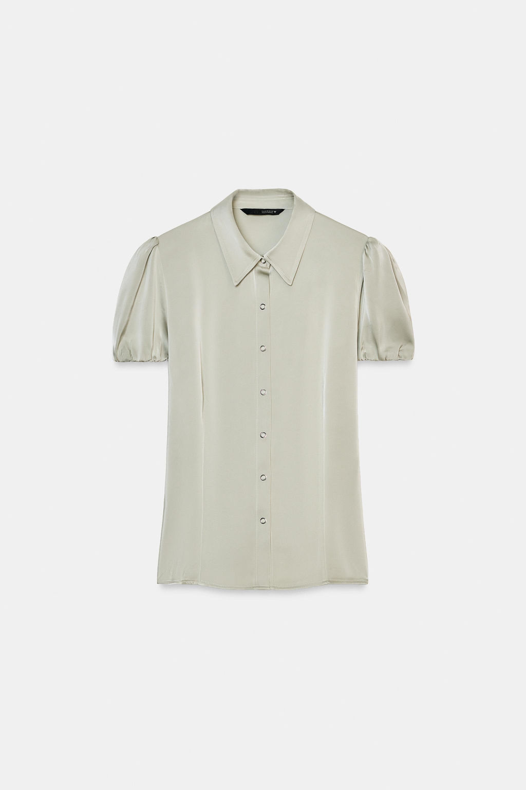 CAMISA SATINADA / Verdoso - Zara фото 6