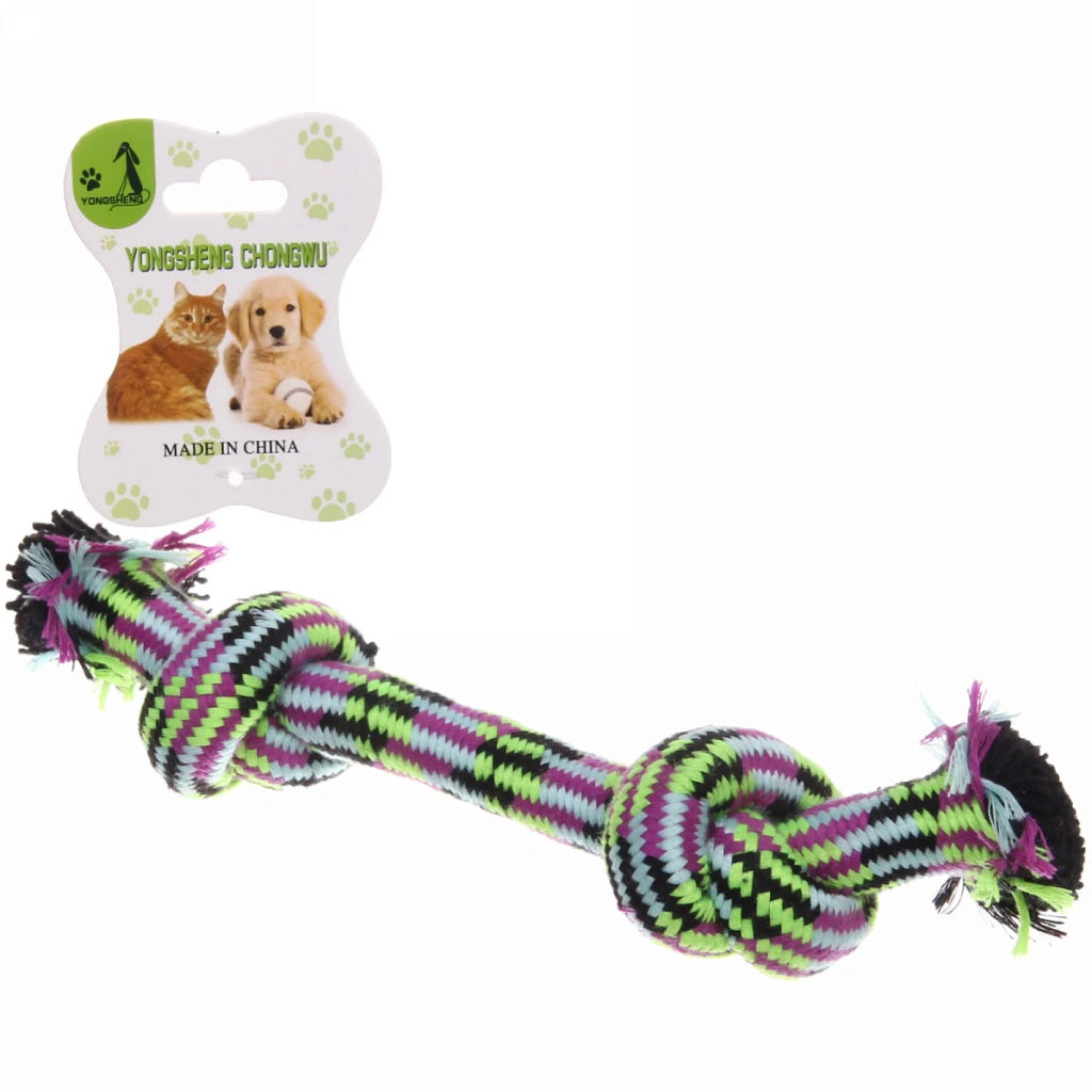 Цена за 6 шт. Игрушка - канат для собак "Любимый Бро", цвет как на фото, 25см (лейбл)