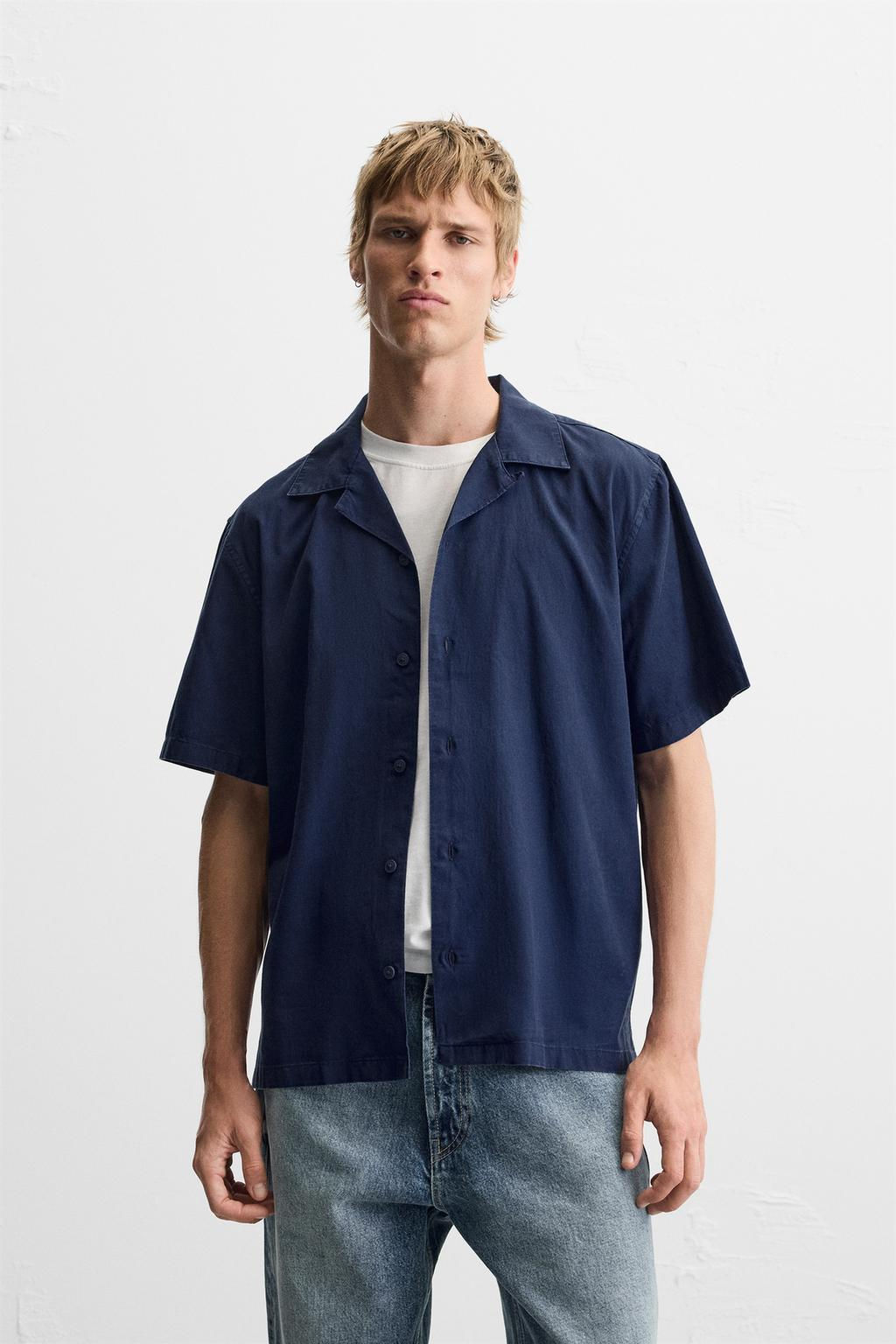 LYOCELL - COTTON SHIRT - Zara фото 10