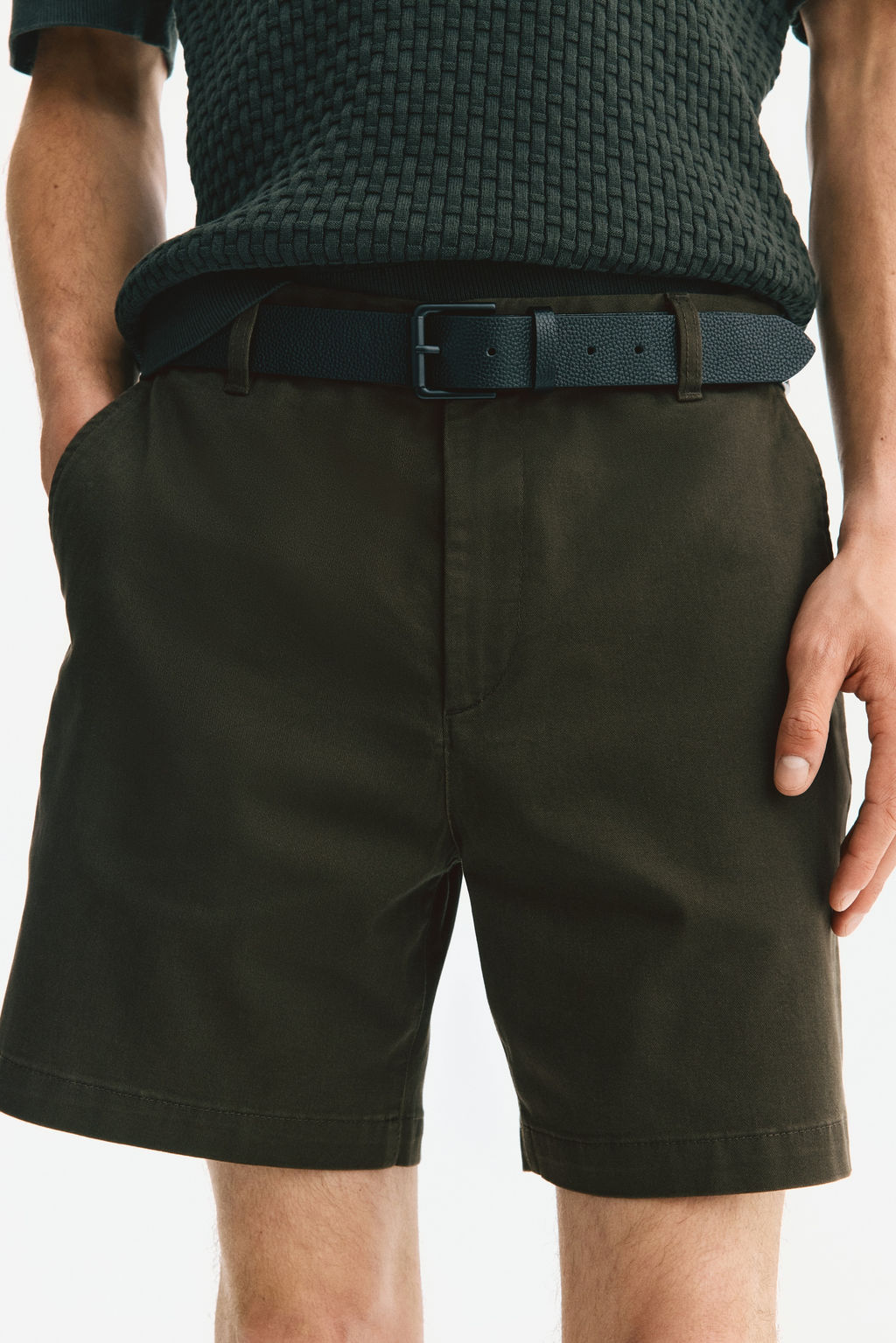 Chinos cortos de algod?n Regular Fit - H&m фото 10