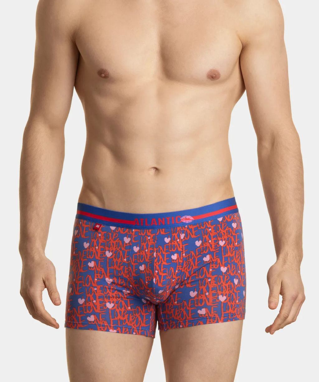 ATLANTIC 2GMH-021 Трусы шорты Kiss - набор 2 шт.  фото 5