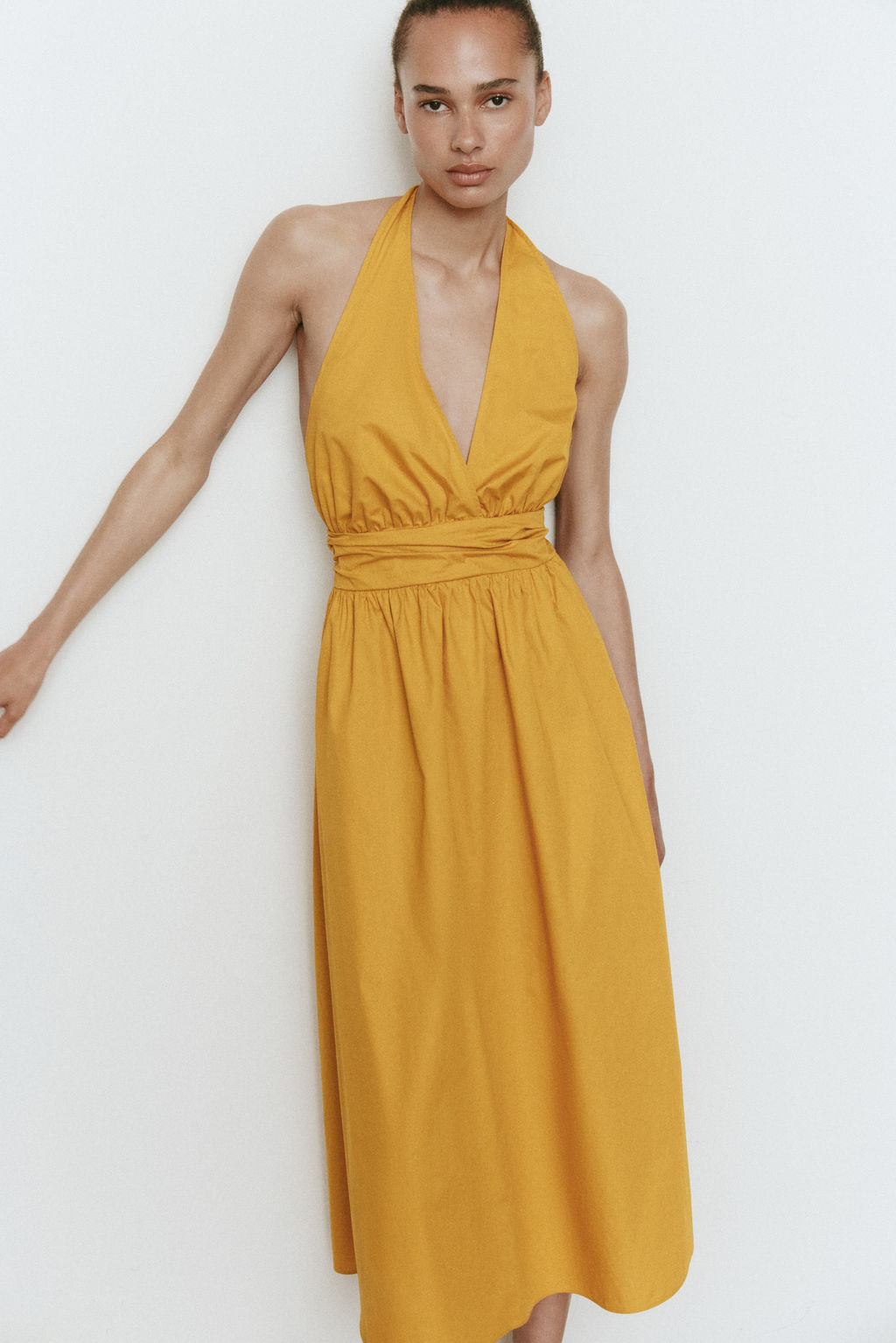 Vestido halter de algod?n - H&m фото 5