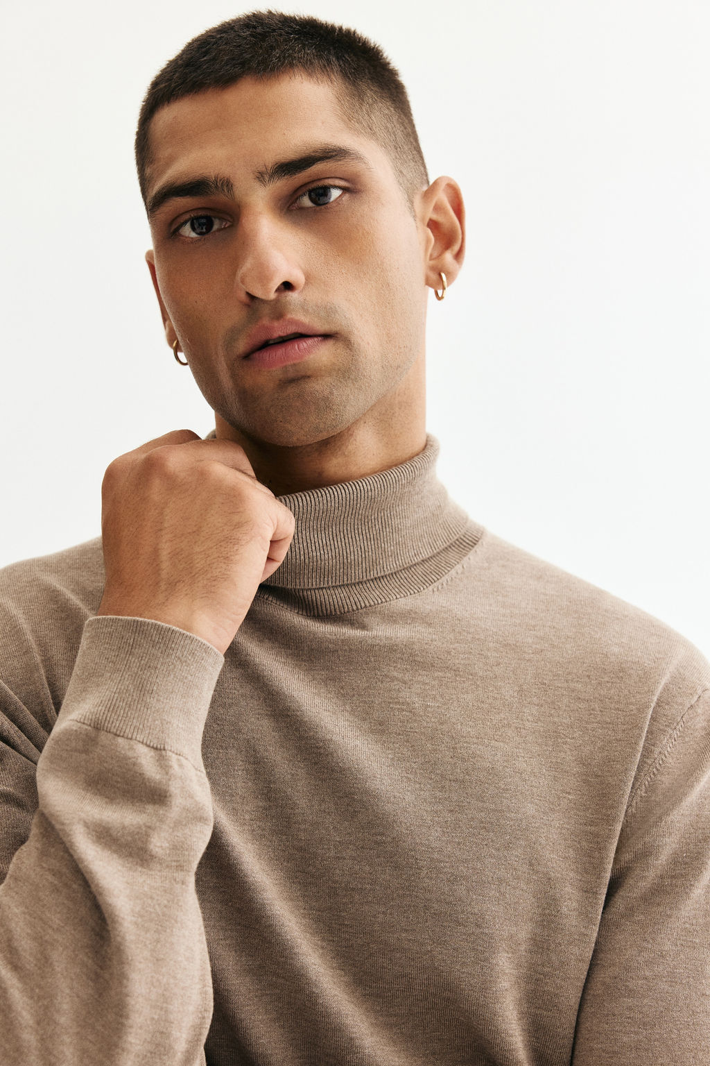 Jersey de cuello alto Regular Fit - H&m фото 8