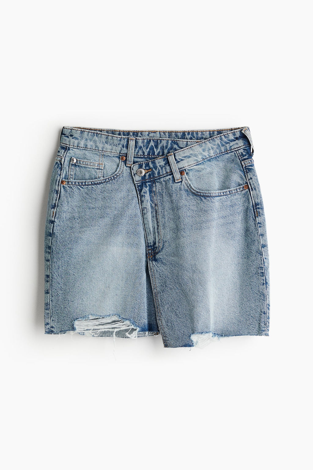 Falda denim con cintura cruzada - H&m фото 6