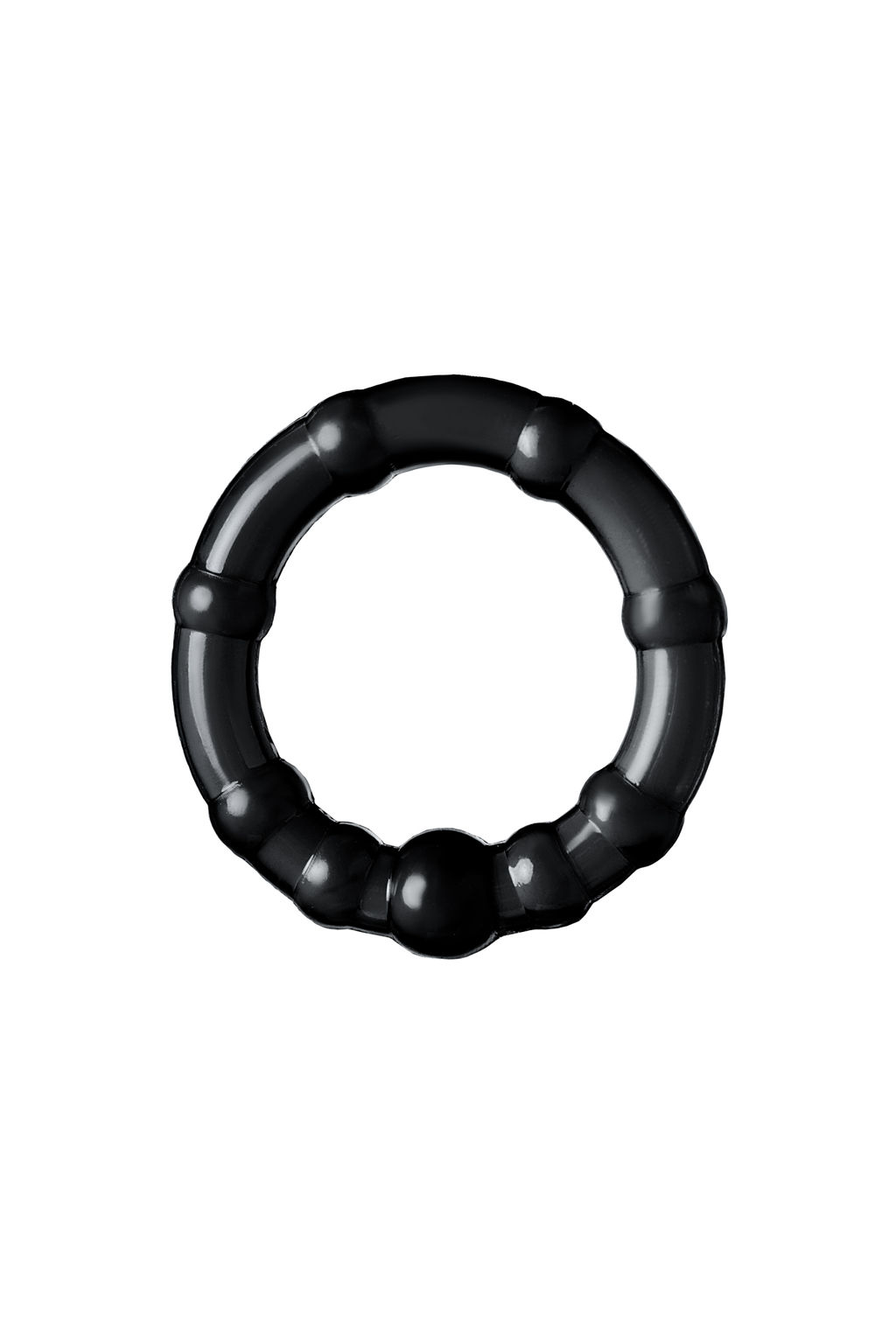 Набор колец TOYFA A-toys, TPE, черные, 3,5/3/2 см