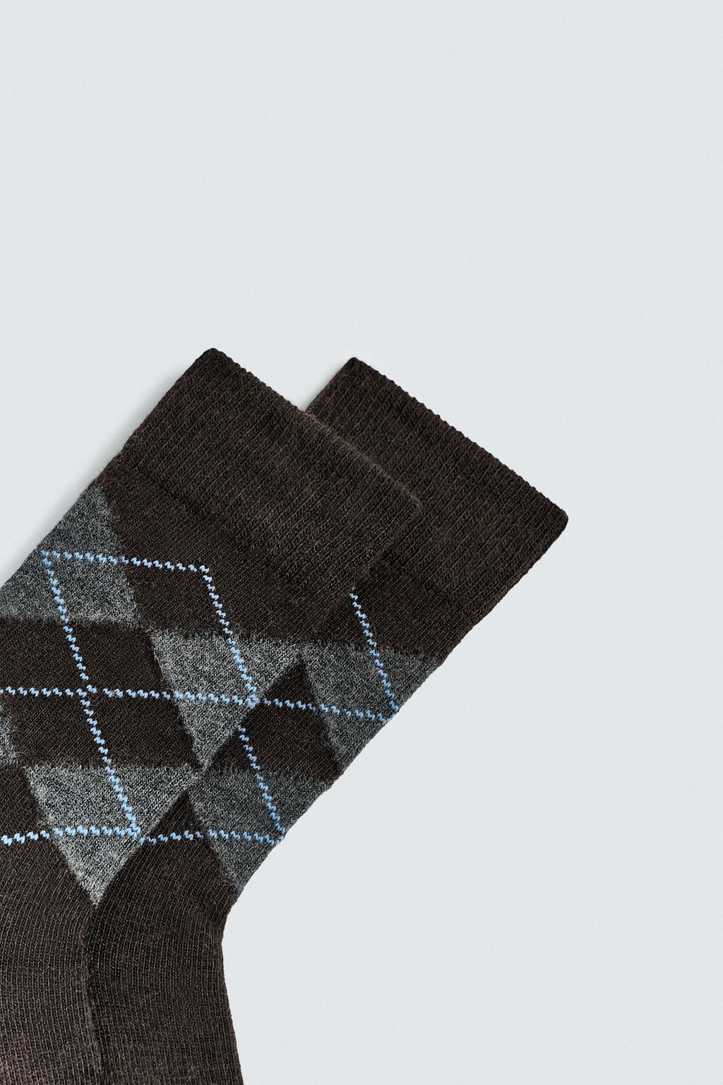 ARGYLE WOOL SOCKS