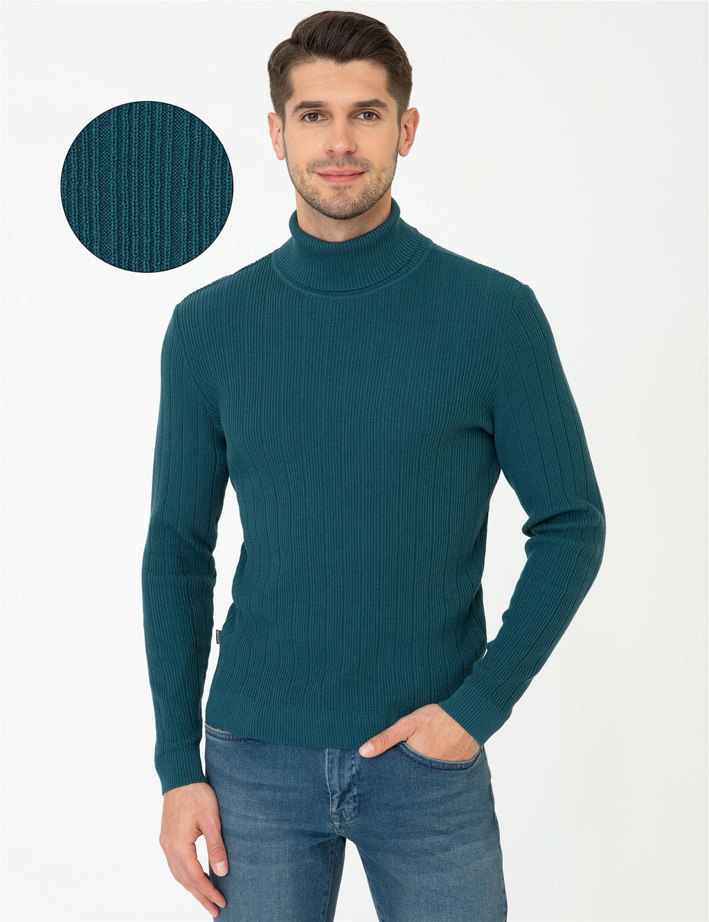 Mavi Slim Fit Bal_k__ Yaka Triko Kazak
