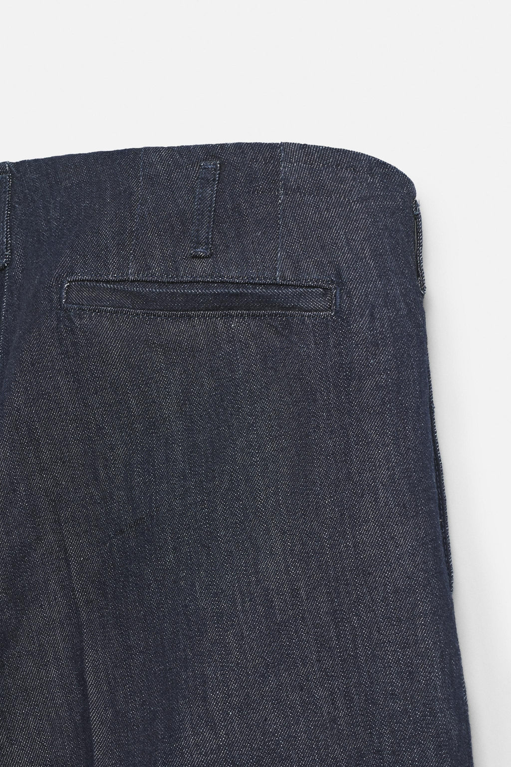 CROPPED WIDE-LEG DENIM TROUSERS - Zara фото 10